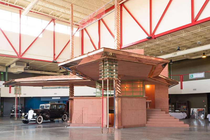 Illustration for article titled A Gas Station Frank Lloyd Wright Designed 87 Years Ago Is Now Finished